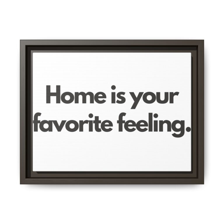 Matte Canvas, Framed (Multi-color)