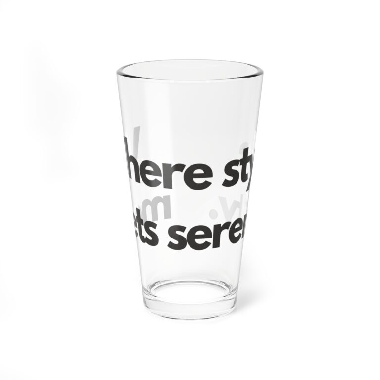 Stylish Mixing Glass - 16oz Cheers to Creativity