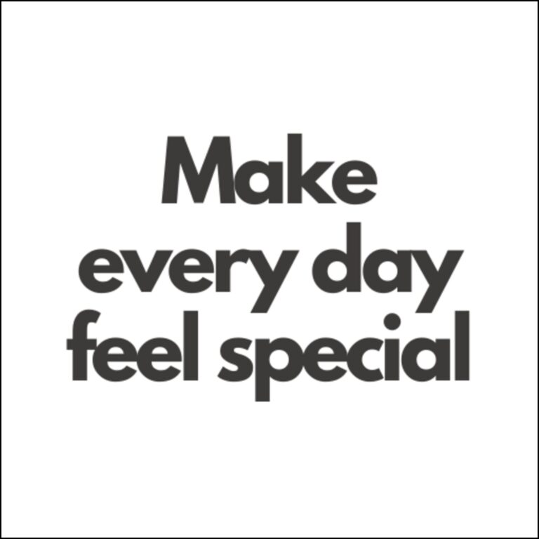 Acrylic Ornament — "Make Every Day Feel Special" Custom Cut Holiday Decoration