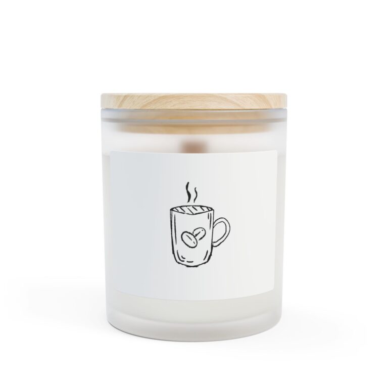 Frosted Glass Candle, 11oz