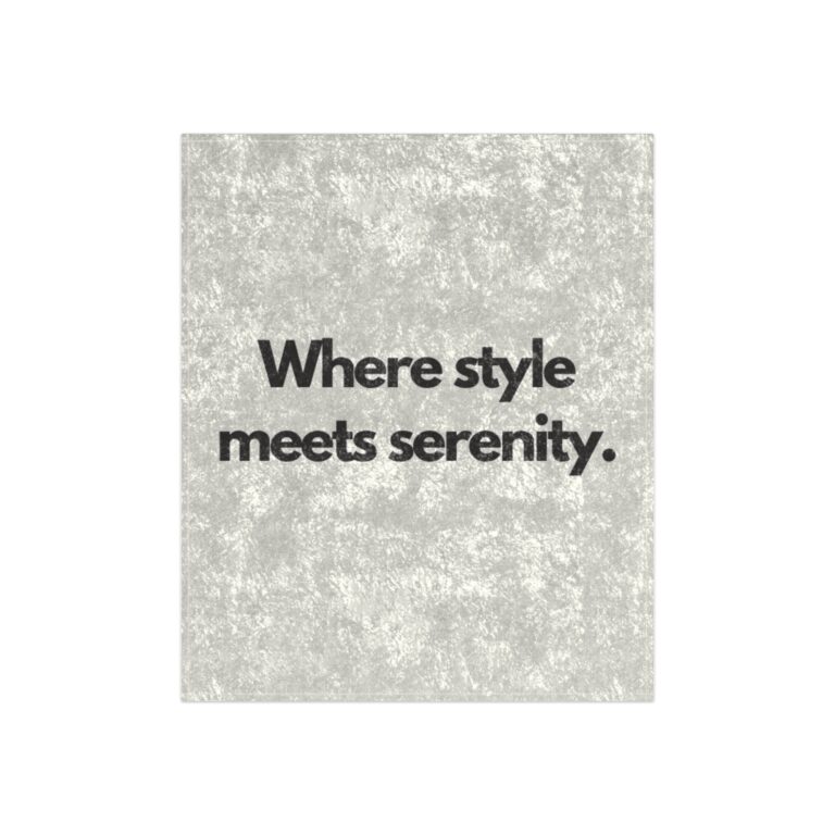 Crushed Velvet Blanket — "Where Style Meets Serenity" Luxe Throw