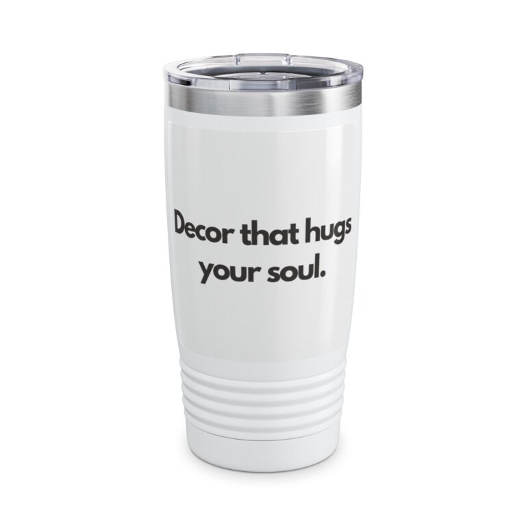 Tumbler — “Decor That Hugs Your Soul” Insulated 20oz Travel Mug