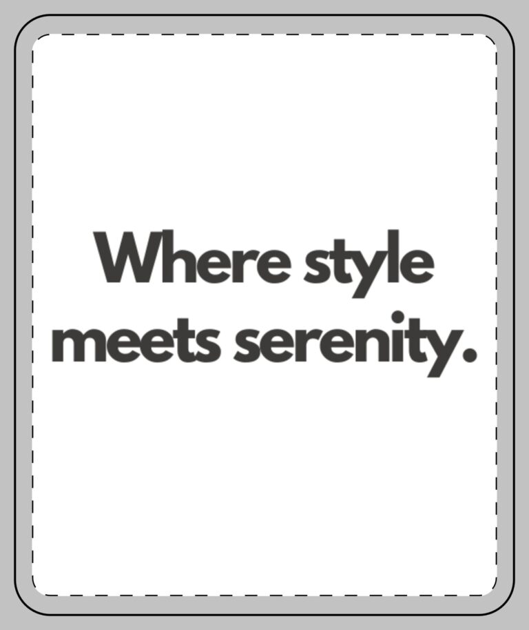 Where Style Meets Serenity Fleece Blanket