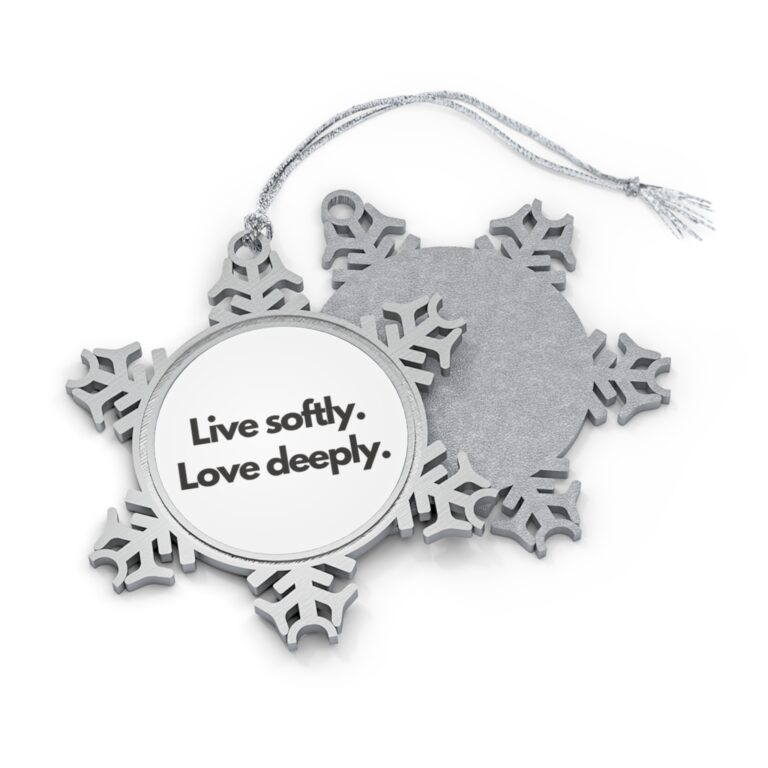 Pewter Snowflake Ornament