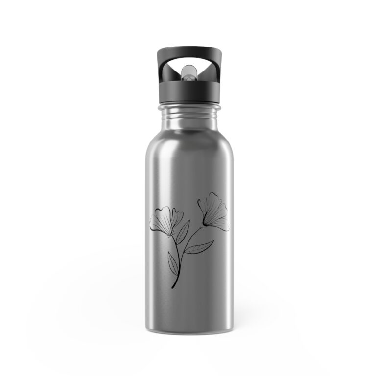 20oz Stainless Steel Water Bottle with Straw — Lightweight Insulated Bottle for Hiking, Gym & Everyday Hydration