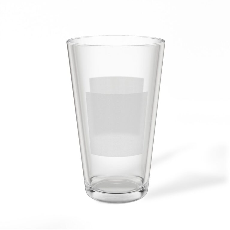 Engravable 16oz Pint Mixing Glass — Personalized Cocktail & Beer Glass