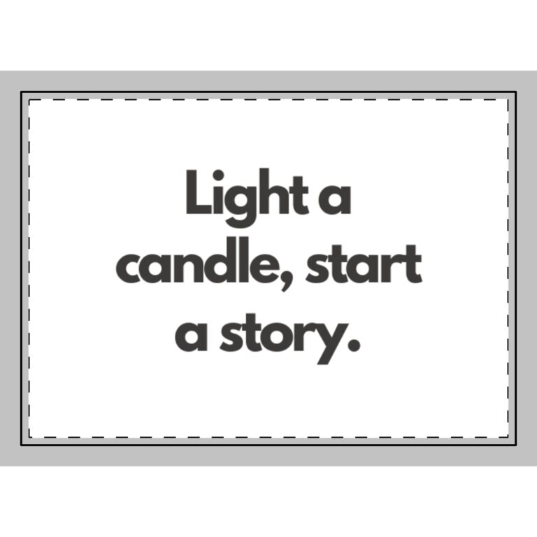 Light a Candle, Start a Story Rug — Cozy Decorative Entry/Indoor Mat with Inspirational Quote