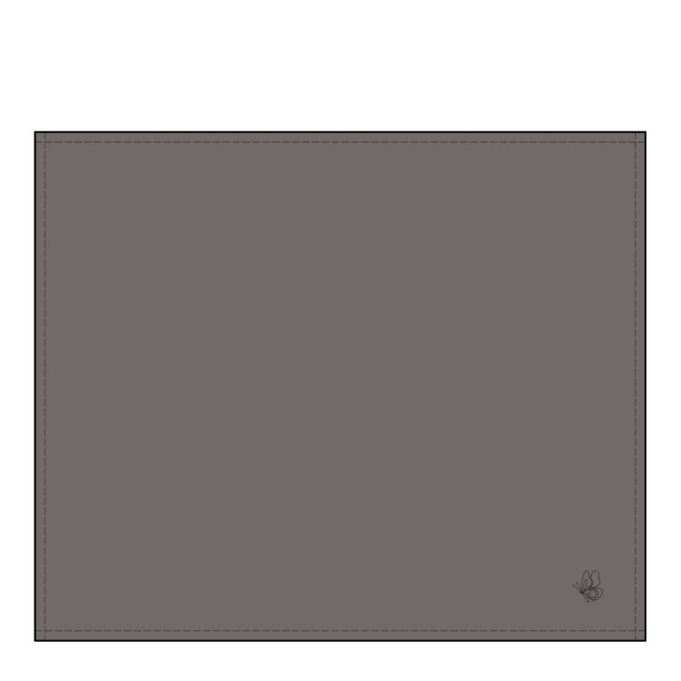 Embroidered Premium Sherpa Blanket — Cozy Gray Throw with Corner Stitch Accent