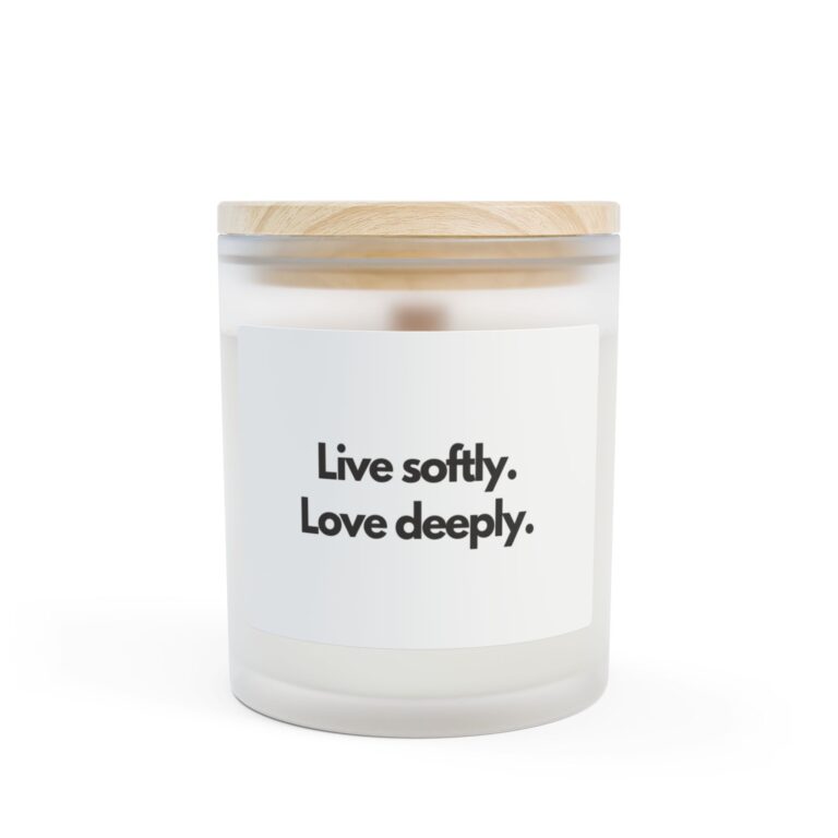 Frosted Glass Candle, 11oz