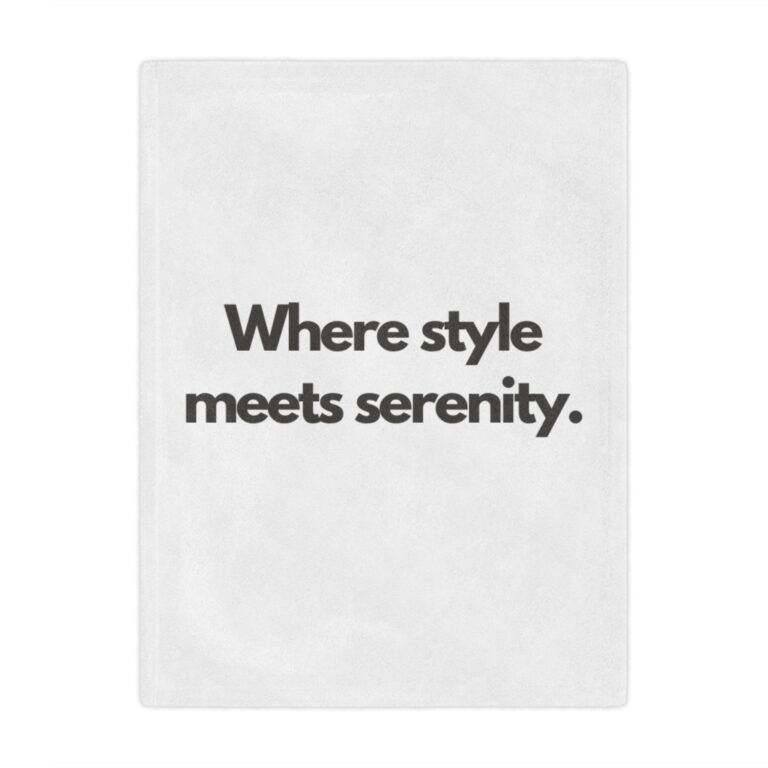 Minky Blanket — "Where style meets serenity." Plush Minimalist Throw for Home & Gift