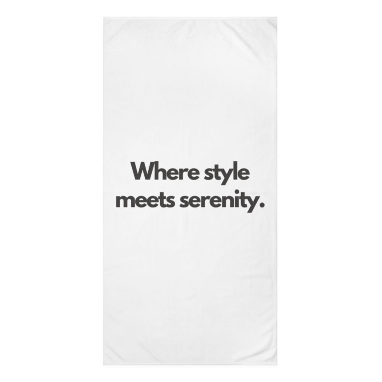 Where Style Meets Serenity Cotton Beach Towel