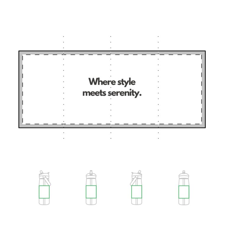 25oz Flip Straw Water Bottle — "Where Style Meets Serenity" Tritan Renew