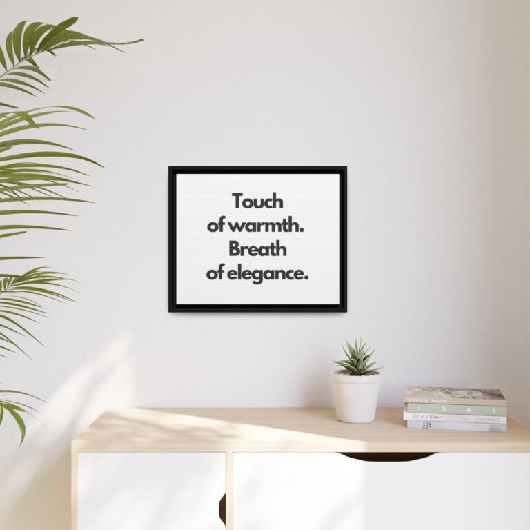 Matte Canvas, Framed (Multi-color)