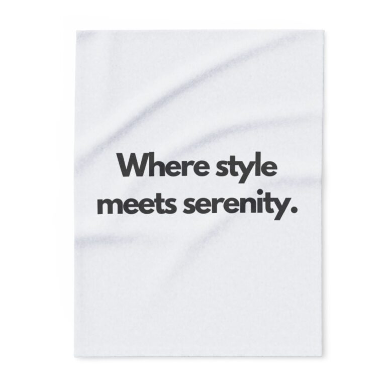 Arctic Fleece Blanket — "Where Style Meets Serenity" Minimalist Cozy Throw