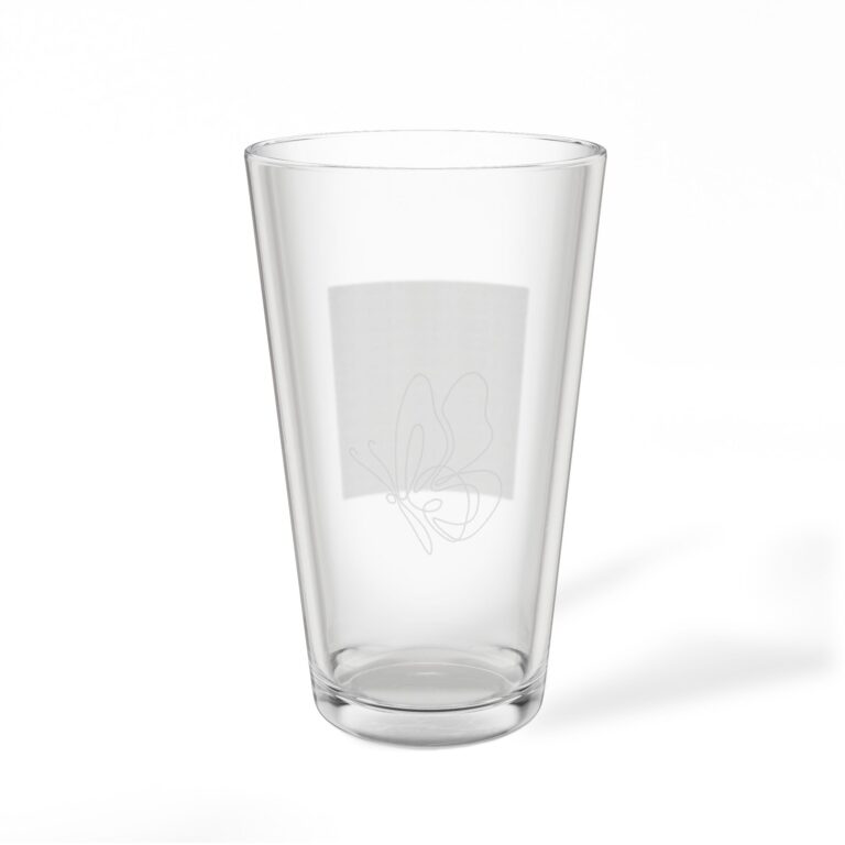 Engraved 16oz Pint Mixing Glass – Personalized Cocktail & Beer Pint