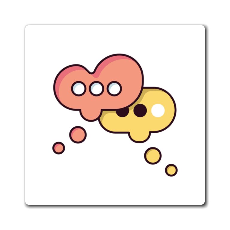 Conversation Bubble Magnets — Cute Chat Thought Bubble Fridge Magnet