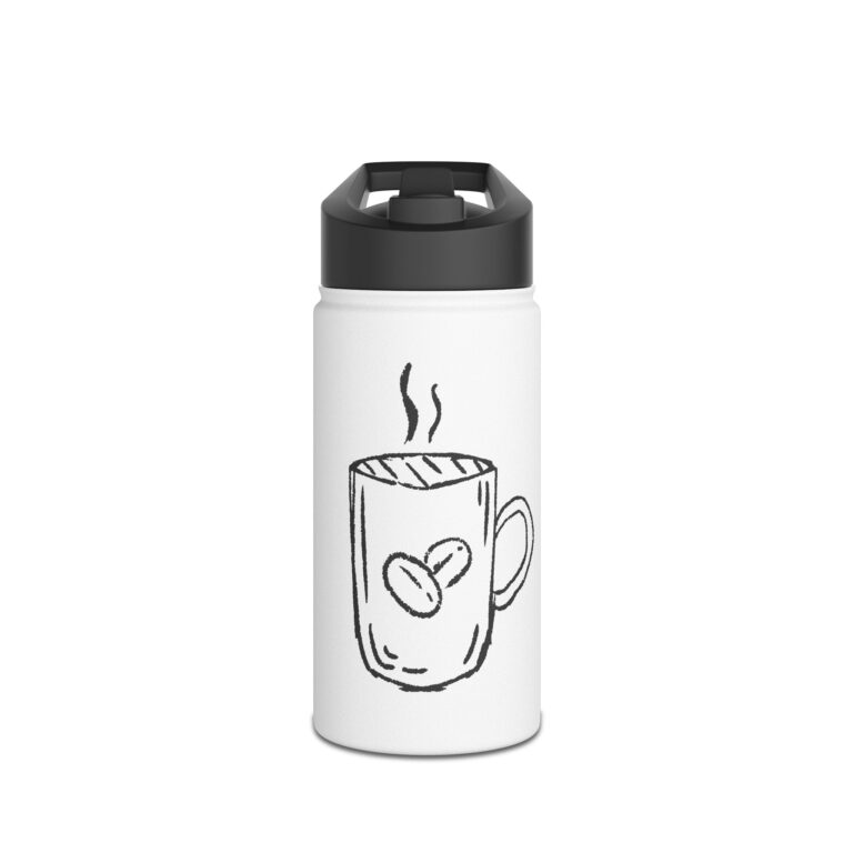 Stainless Steel Water Bottle, Standard Lid