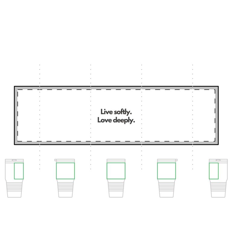 Tumbler — "Live Softly. Love Deeply." 30oz Insulated Travel Cup