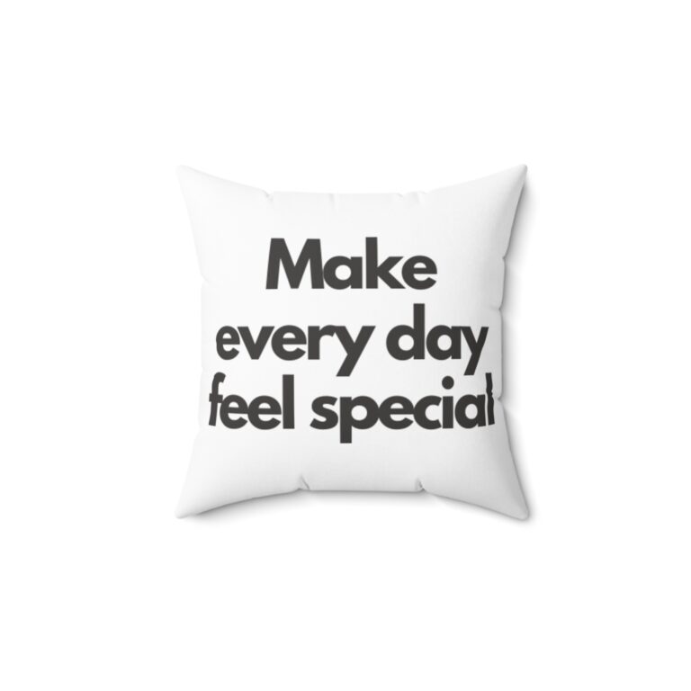 Spun Polyester Square Pillow