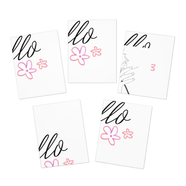 Greeting Cards 5-Pack — Blank Multi-Design Note Cards for All Occasions