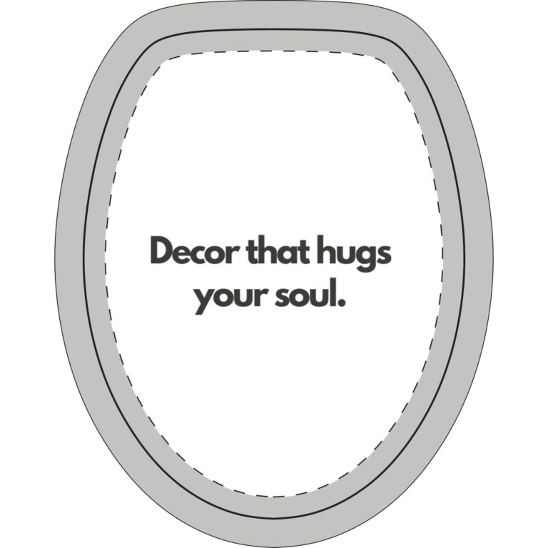 Bathroom 3-Piece Toilet Set — "Decor That Hugs Your Soul" Plush Bath Rug & Lid Cover