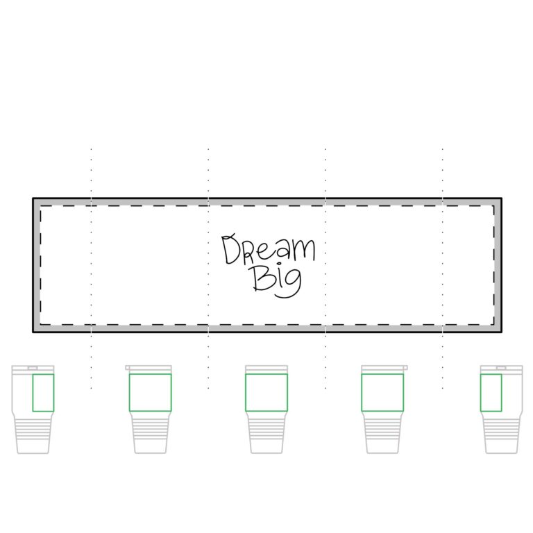 30oz Tumbler — "Dream Big" Inspirational Travel Cup