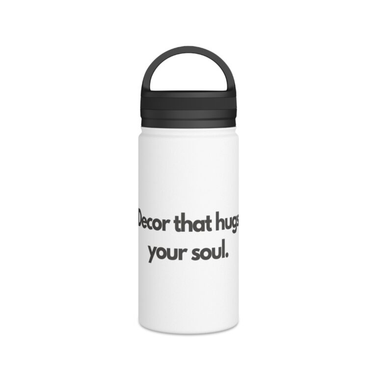 Stainless Steel Water Bottle, Handle Lid