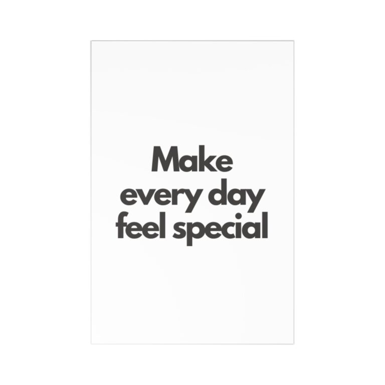 Inspirational Postcards Set — “Make Every Day Feel Special” (7 pcs)