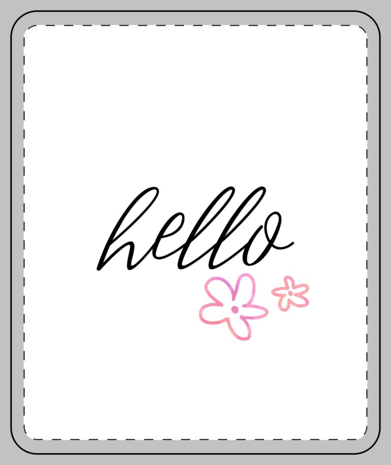 Hello Floral Fleece Blanket — Cozy Pink Flower Throw