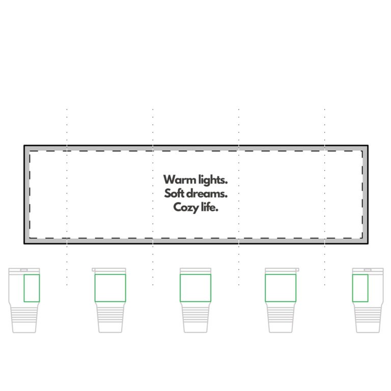 Tumbler — "Warm lights. Soft dreams. Cozy life." 30oz Insulated Travel Tumbler