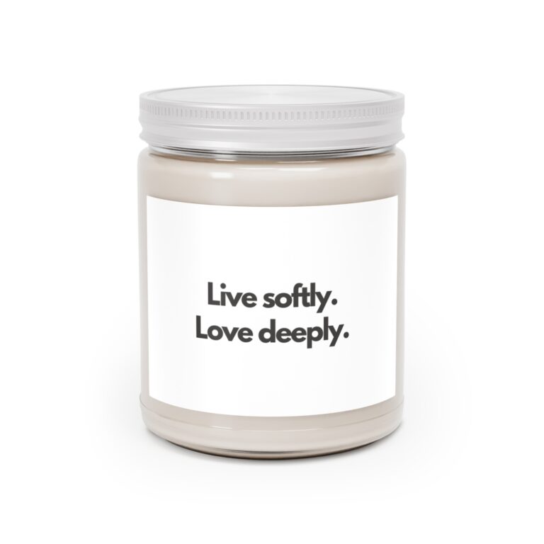 Scented Soy Candles with White Lid, 9oz