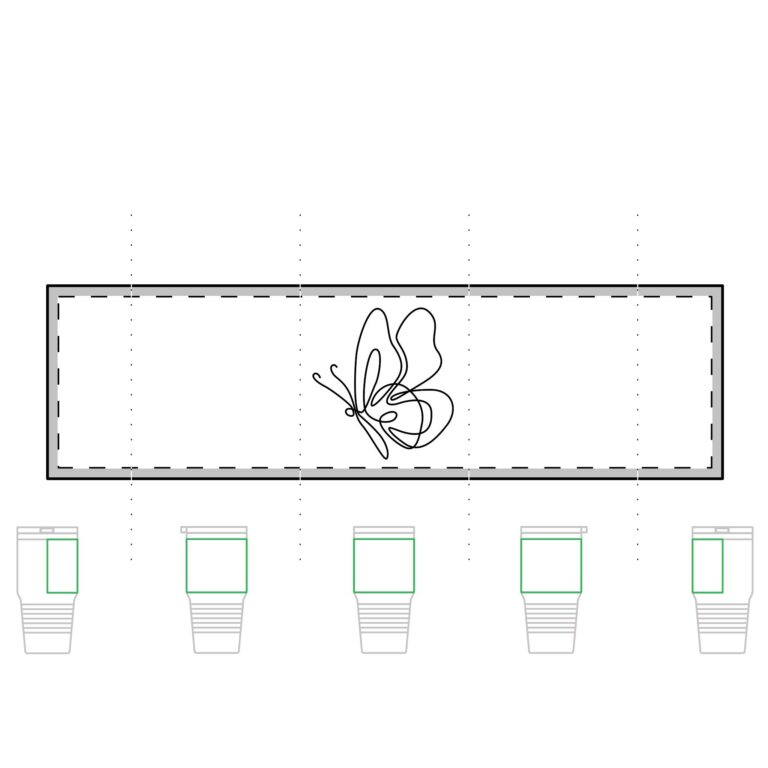 Butterfly Tumbler - 30oz Insulated Travel Cup