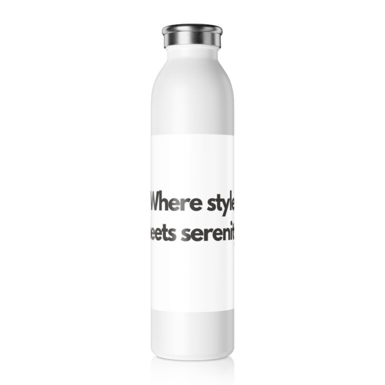 Slim Water Bottle — "Where style meets serenity" Stainless Steel Insulated Bottle