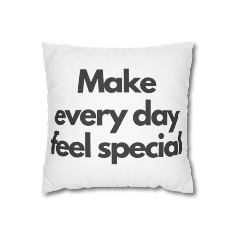 Spun Polyester Square Pillowcase