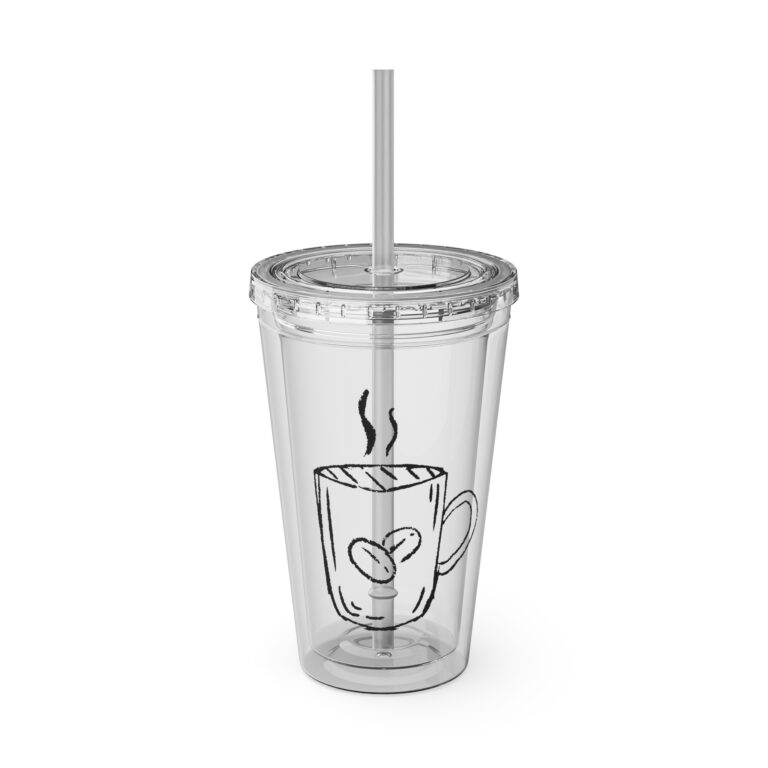 Sunsplash Tumbler with Straw, 16oz
