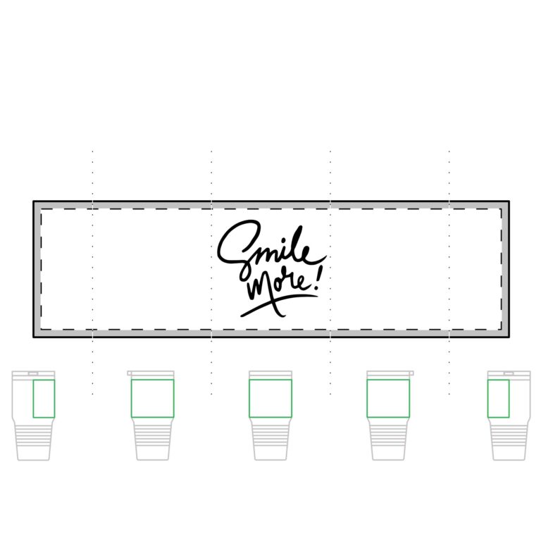 30oz Tumbler - "Smile More" Insulated Stainless Travel Cup