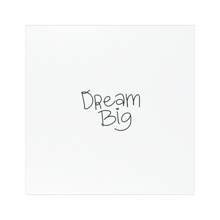 Dream Big Car Magnet — Inspirational Auto Decal