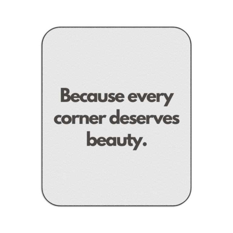 Because Every Corner Deserves Beauty Picnic Blanket — Minimalist Outdoor Throw