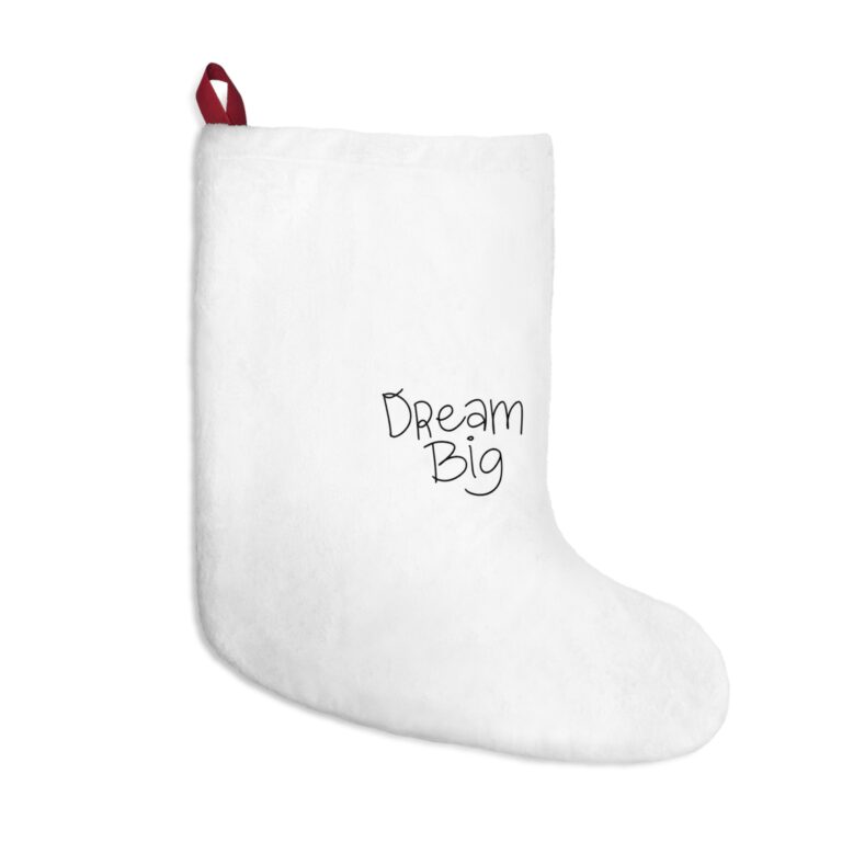 Dream Big Christmas Stocking - Personalized Holiday Mantel Decoration