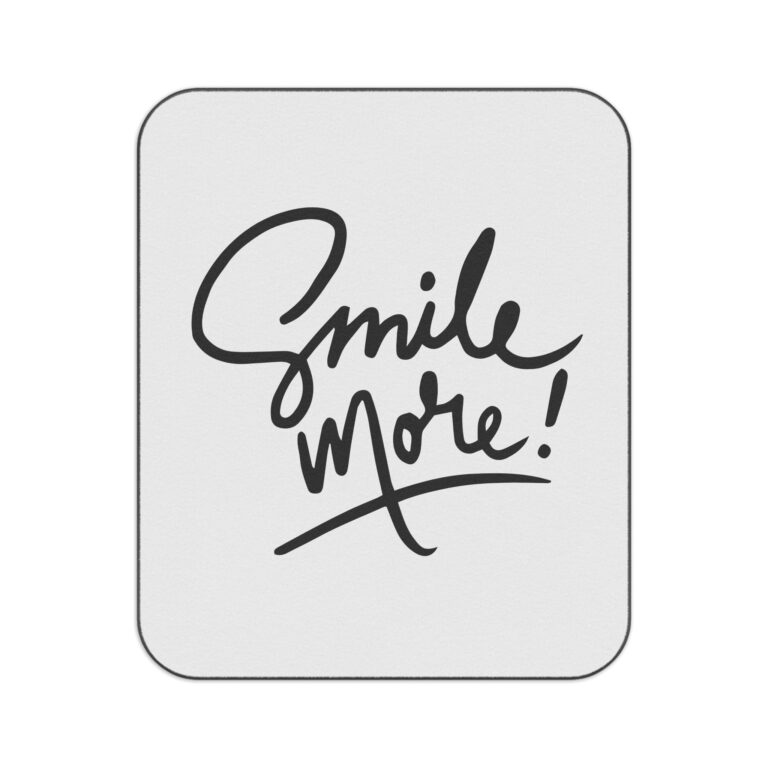 Smile More Picnic Blanket — Waterproof Outdoor Blanket with Handwritten Script